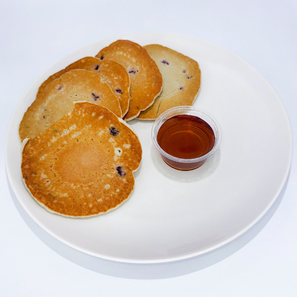 Blueberry Protein Pancakes