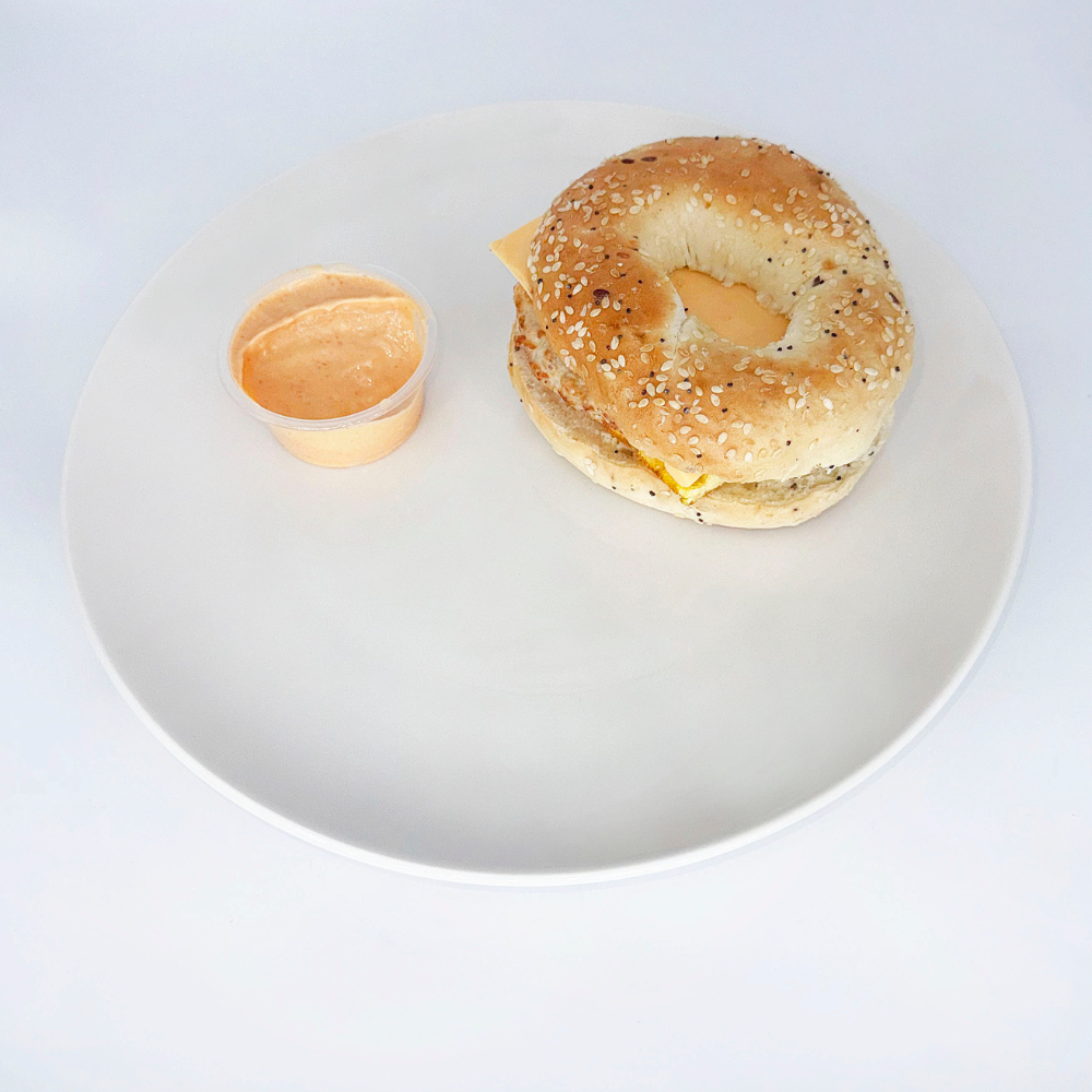 Sausage Egg and Cheese Bagel