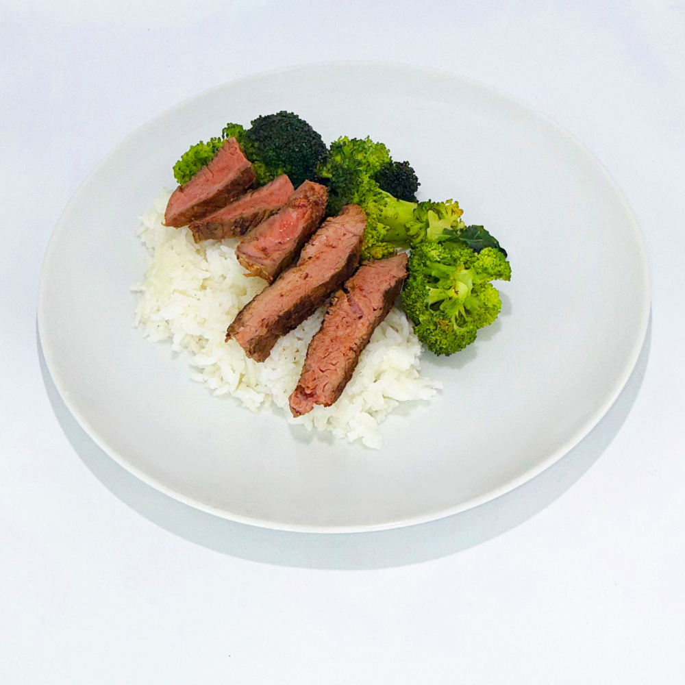 Steak Rice Broccoli